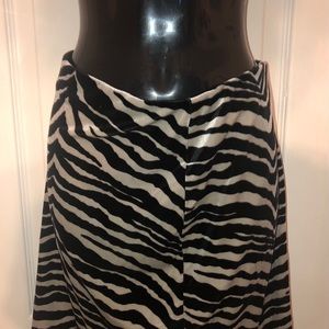 Suede Zebra skirt